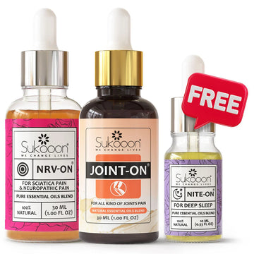 Joint-on (30ML) + Nerve-on (30ML) + Nite-On (10ML) - Buy 2 & Get 1 FREE